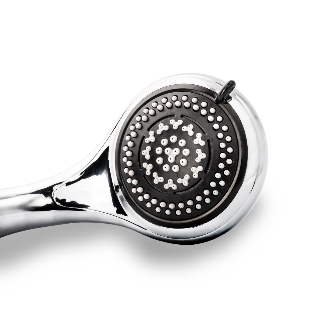 (1) WrightChoice Slimline Chrome 6 Setting Shower Head Buy One Get